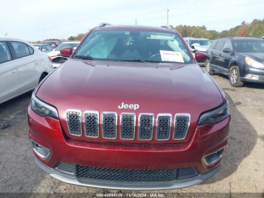 2019 Jeep Cherokee Limited 4X4 VIN: 1C4PJMDN6KD267566 Lot: 40894139