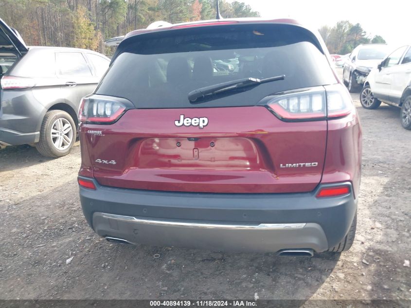 2019 Jeep Cherokee Limited 4X4 VIN: 1C4PJMDN6KD267566 Lot: 40894139