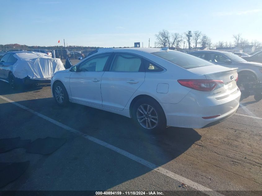 VIN 5NPE24AF7GH430633 2016 Hyundai Sonata, SE no.3