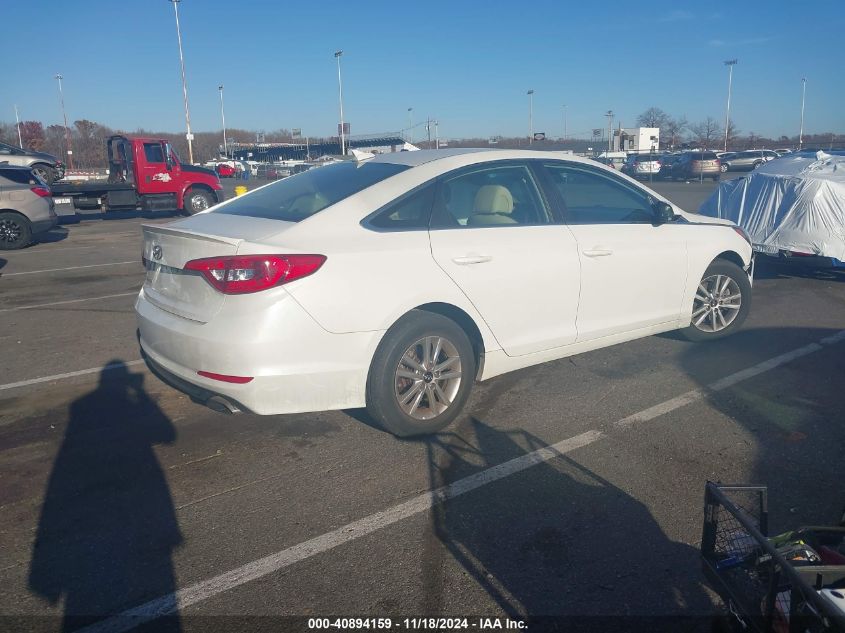 VIN 5NPE24AF7GH430633 2016 Hyundai Sonata, SE no.4