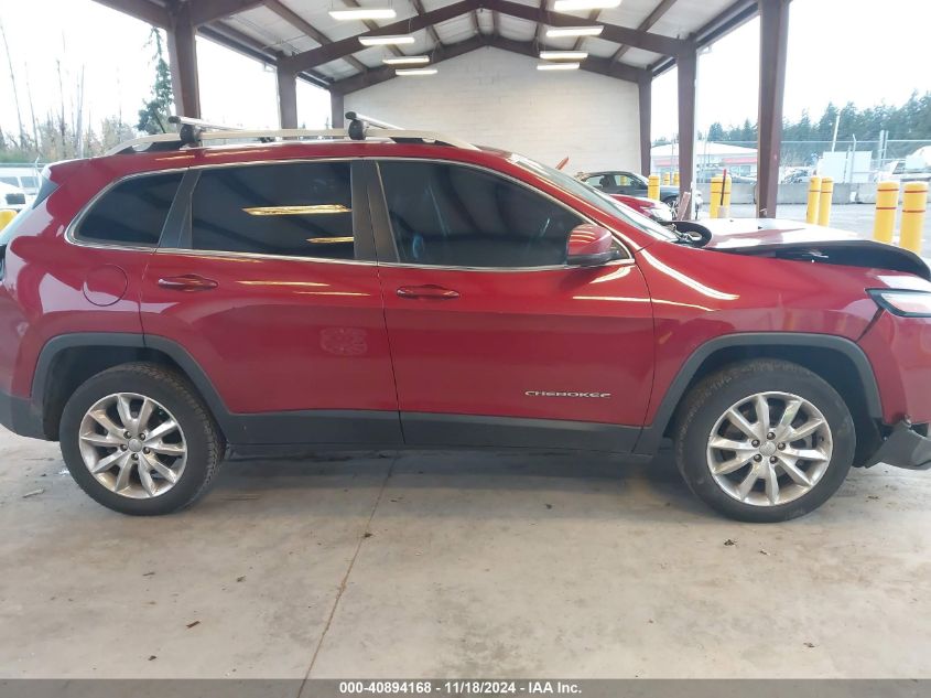 2017 Jeep Cherokee Limited Fwd VIN: 1C4PJLDBXHW517629 Lot: 40894168