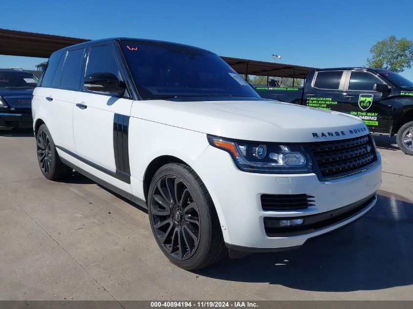 VIN SALGS2FV7HA378449 2017 Land Rover Range Rover,... no.1