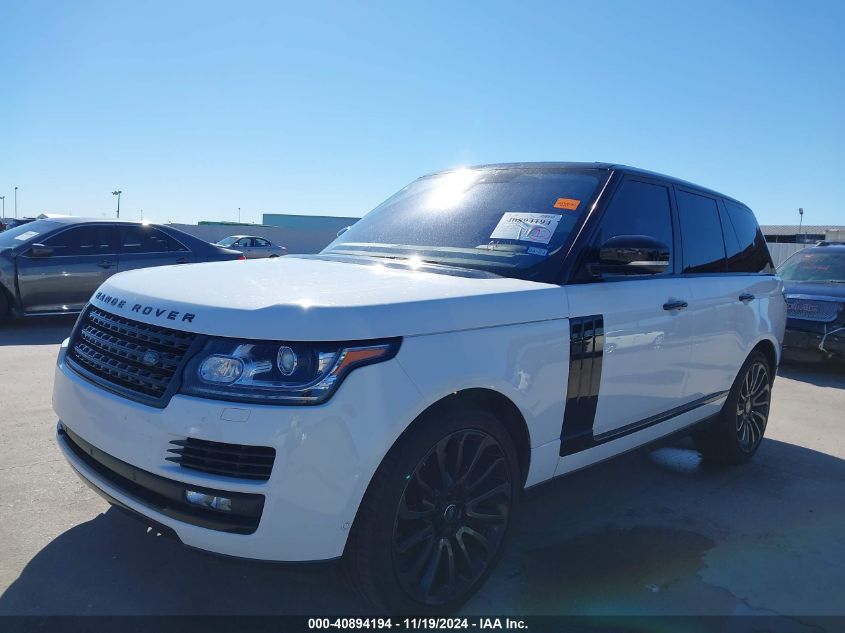 VIN SALGS2FV7HA378449 2017 Land Rover Range Rover,... no.2