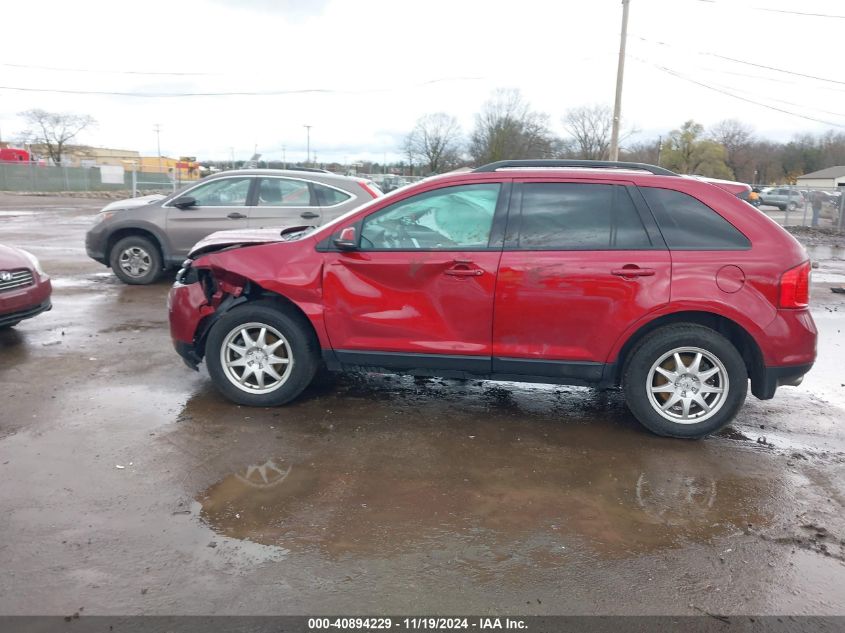 2013 Ford Edge Sel VIN: 2FMDK4JC9DBB14168 Lot: 40894229