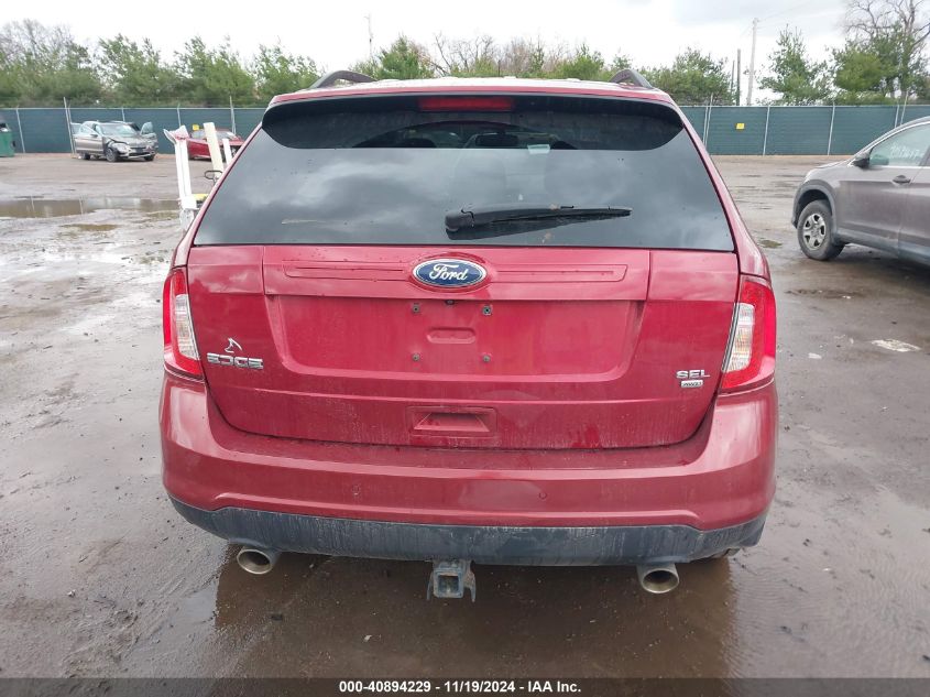 2013 Ford Edge Sel VIN: 2FMDK4JC9DBB14168 Lot: 40894229