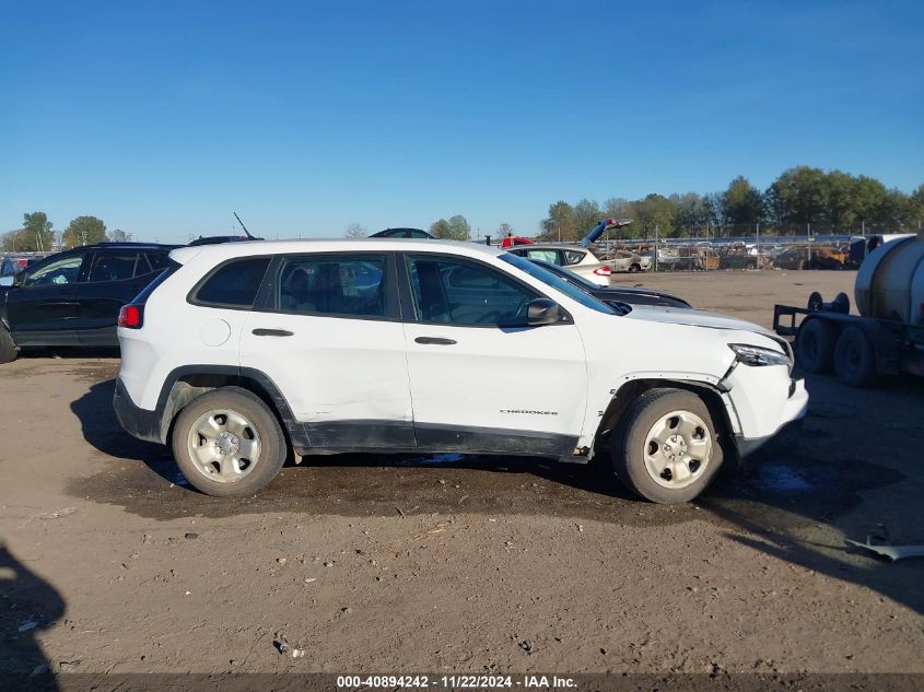 2017 Jeep Cherokee Sport Fwd VIN: 1C4PJLAB3HW609945 Lot: 40894242