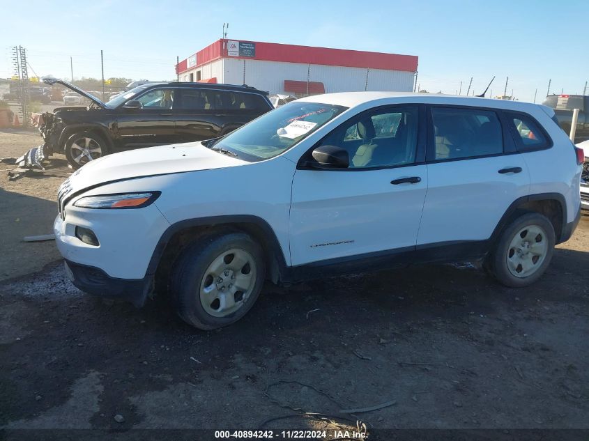 2017 Jeep Cherokee Sport Fwd VIN: 1C4PJLAB3HW609945 Lot: 40894242