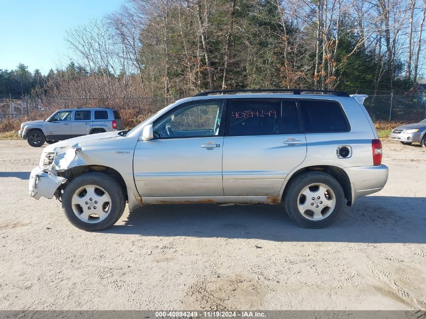 2004 Toyota Highlander Limited V6 VIN: JTEEP21AX40056002 Lot: 40894249