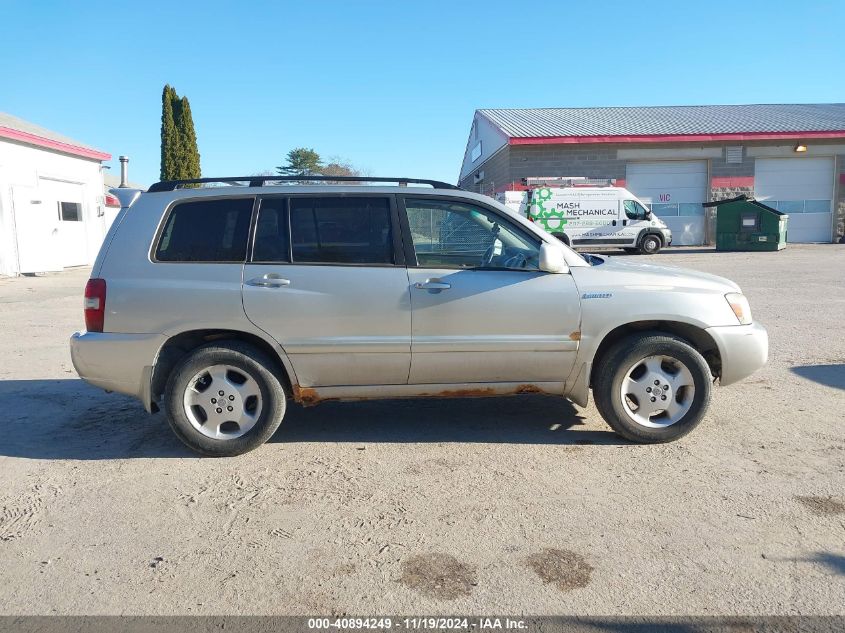 2004 Toyota Highlander Limited V6 VIN: JTEEP21AX40056002 Lot: 40894249