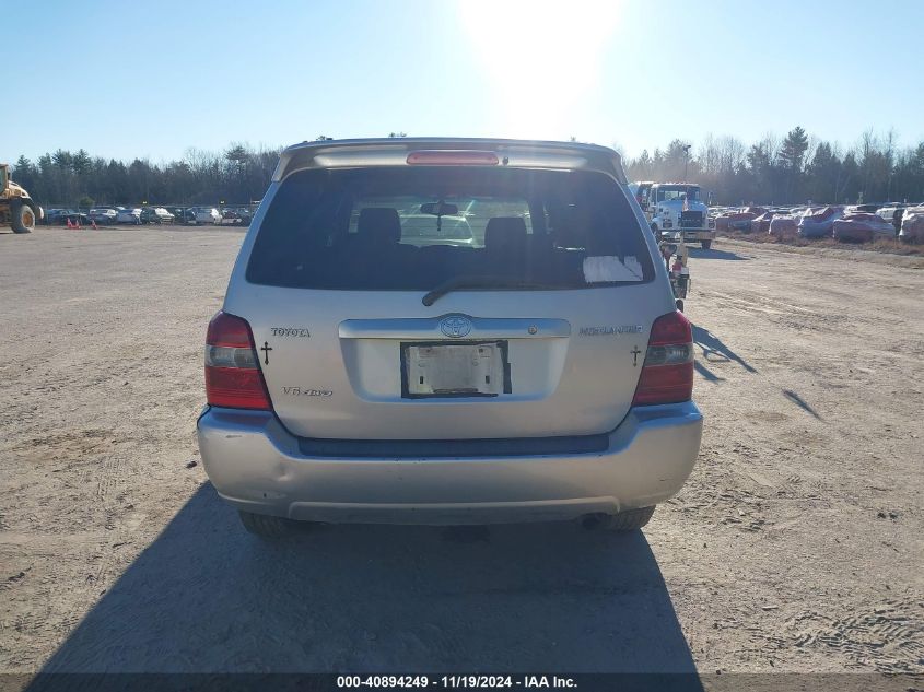 2004 Toyota Highlander Limited V6 VIN: JTEEP21AX40056002 Lot: 40894249