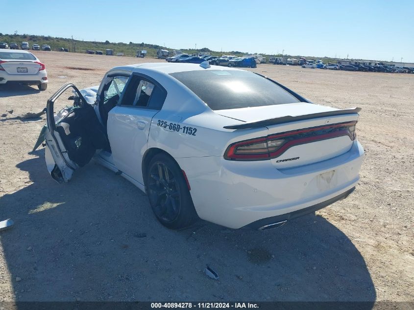 2023 Dodge Charger Sxt VIN: 2C3CDXBG4PH627167 Lot: 40894278