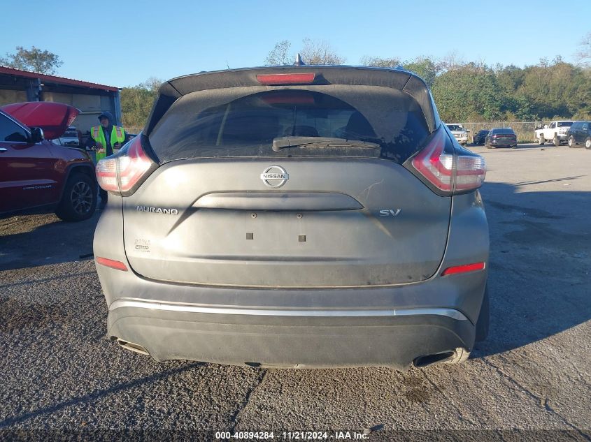 2018 Nissan Murano Sv VIN: 5N1AZ2MG8JN160222 Lot: 40894284