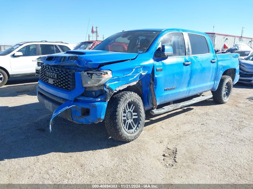 2019 Toyota Tundra Trd Pro 5.7L V8 VIN: 5TFDY5F18KX852632 Lot: 40894303