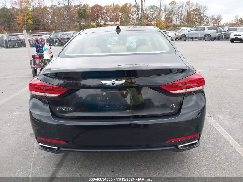 2016 Hyundai Genesis 3.8 VIN: KMHGN4JE4GU107939 Lot: 40894305