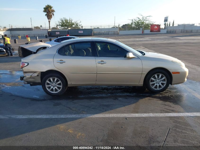 2004 Lexus Es 330 VIN: JTHBA30GX45003791 Lot: 40894342