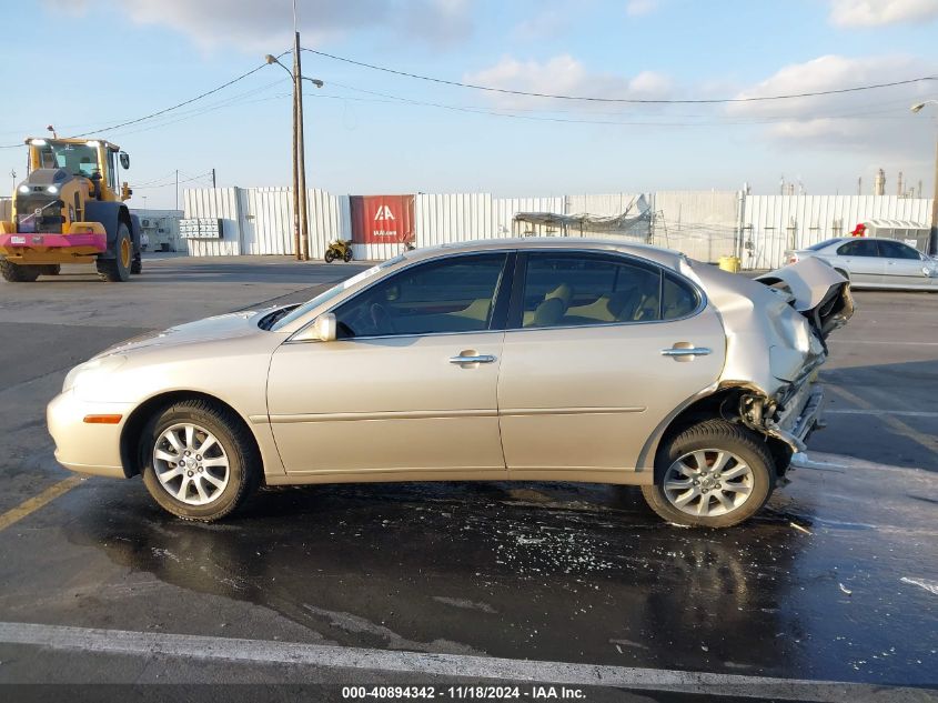 2004 Lexus Es 330 VIN: JTHBA30GX45003791 Lot: 40894342