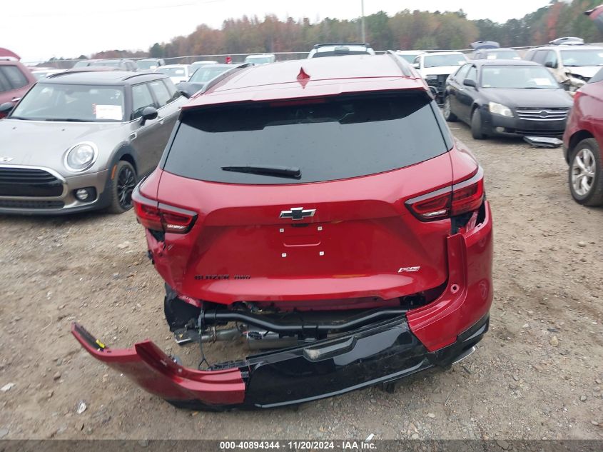 2025 Chevrolet Blazer Awd Rs VIN: 3GNKBKRS9SS109269 Lot: 40894344