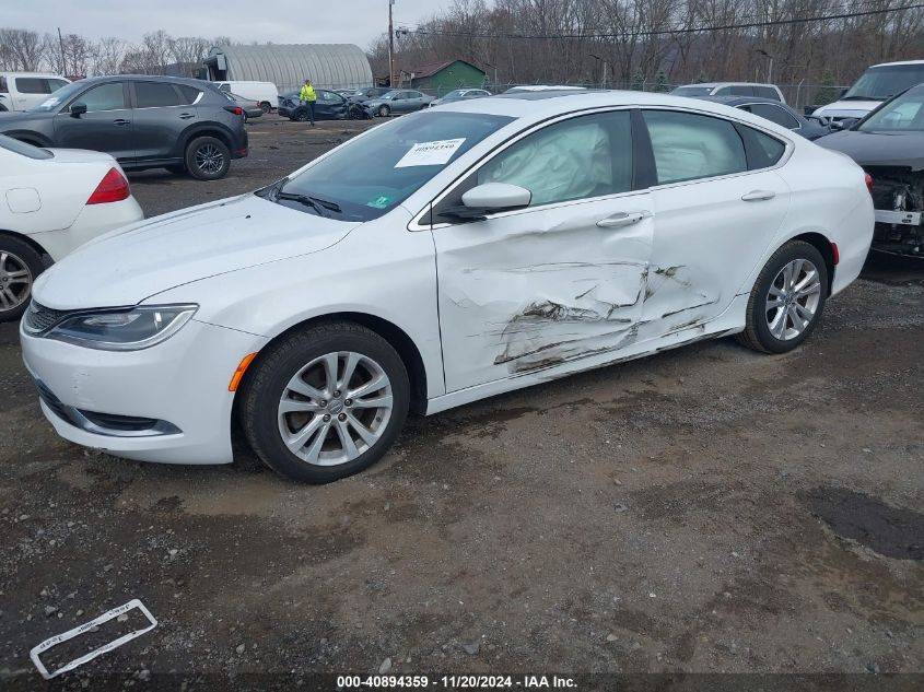 2015 Chrysler 200 Limited VIN: 1C3CCCAB3FN563551 Lot: 40894359