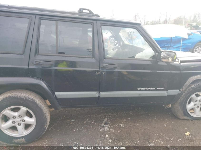 2000 Jeep Cherokee Sport VIN: 1J4FF48S5YL128082 Lot: 40894375