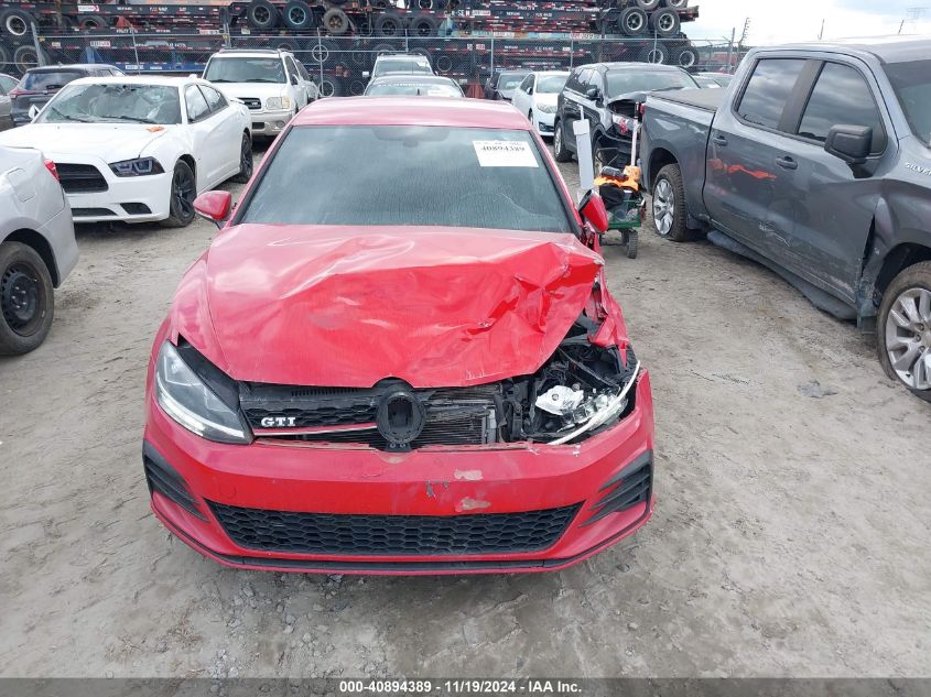 2018 Volkswagen Golf Gti 2.0T Autobahn/2.0T S/2.0T Se VIN: 3VW547AU0JM276114 Lot: 40894389