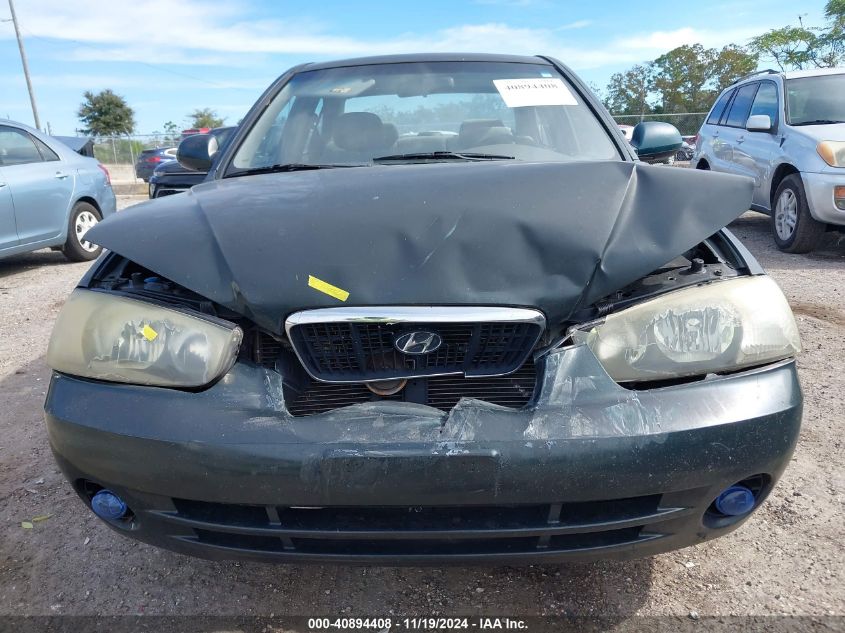 2002 Hyundai Elantra Gls VIN: KMHDN45D72U466568 Lot: 40894408