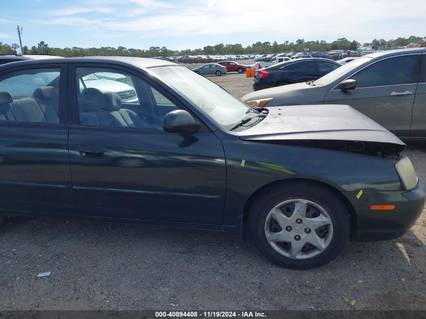 2002 Hyundai Elantra Gls VIN: KMHDN45D72U466568 Lot: 40894408