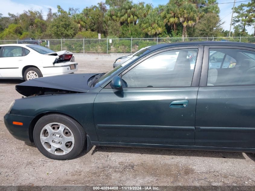 2002 Hyundai Elantra Gls VIN: KMHDN45D72U466568 Lot: 40894408