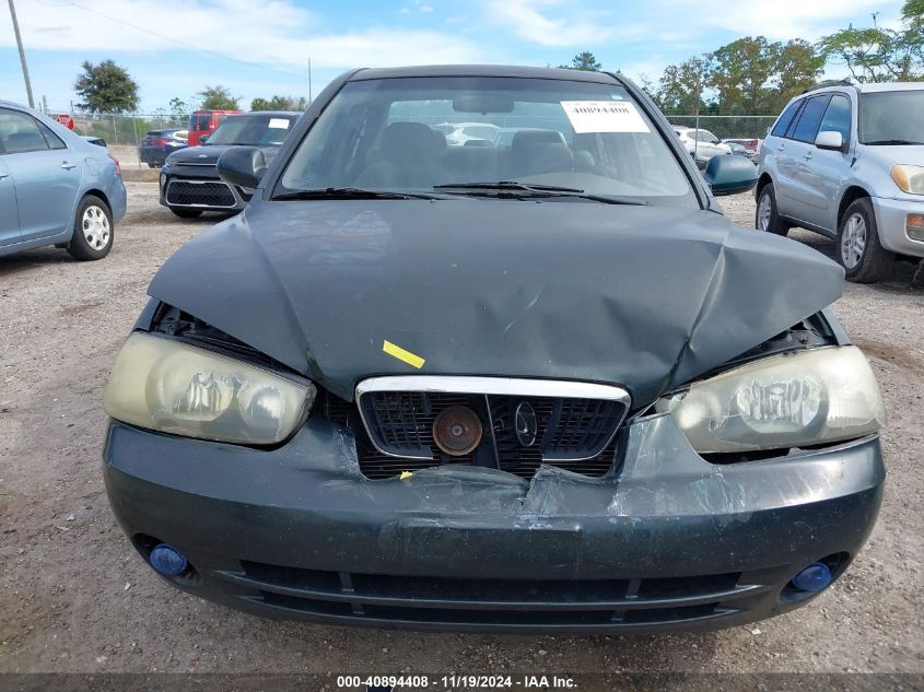 2002 Hyundai Elantra Gls VIN: KMHDN45D72U466568 Lot: 40894408