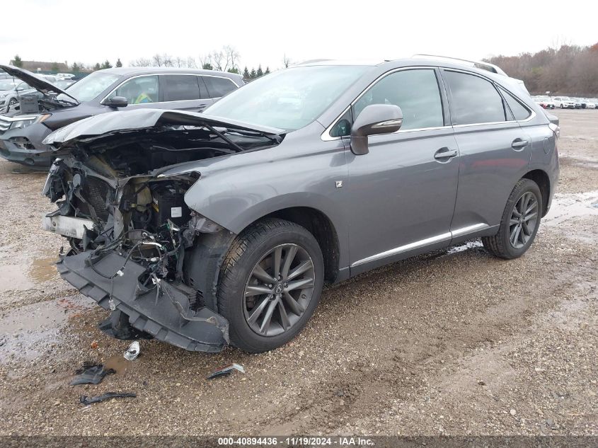 VIN 2T2BK1BA2DC196478 2013 Lexus RX, 350 F Sport no.2