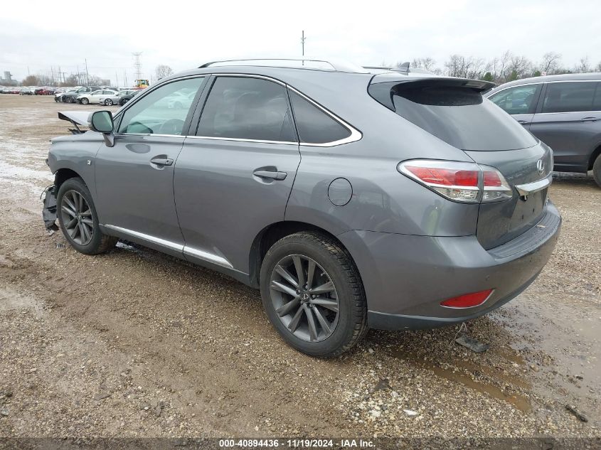 VIN 2T2BK1BA2DC196478 2013 Lexus RX, 350 F Sport no.3