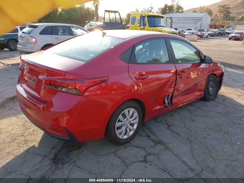 VIN 3KPC24A6XME148977 2021 Hyundai Accent, SE no.4