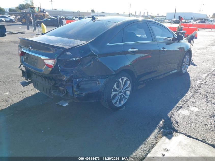 VIN 5NPEC4AC5EH918561 2014 Hyundai Sonata, SE no.4