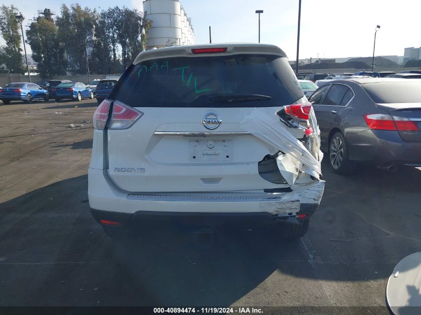 2016 Nissan Rogue S/Sl/Sv VIN: KNMAT2MT5GP626513 Lot: 40894474