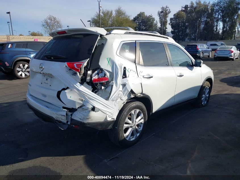 2016 Nissan Rogue S/Sl/Sv VIN: KNMAT2MT5GP626513 Lot: 40894474