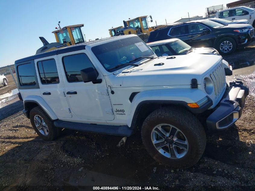 2018 Jeep Wrangler Unlimited Sahara 4X4 VIN: 1C4HJXEG6JW193414 Lot: 40894496