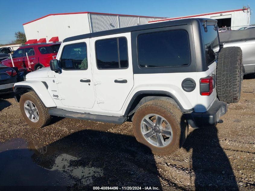 2018 Jeep Wrangler Unlimited Sahara 4X4 VIN: 1C4HJXEG6JW193414 Lot: 40894496