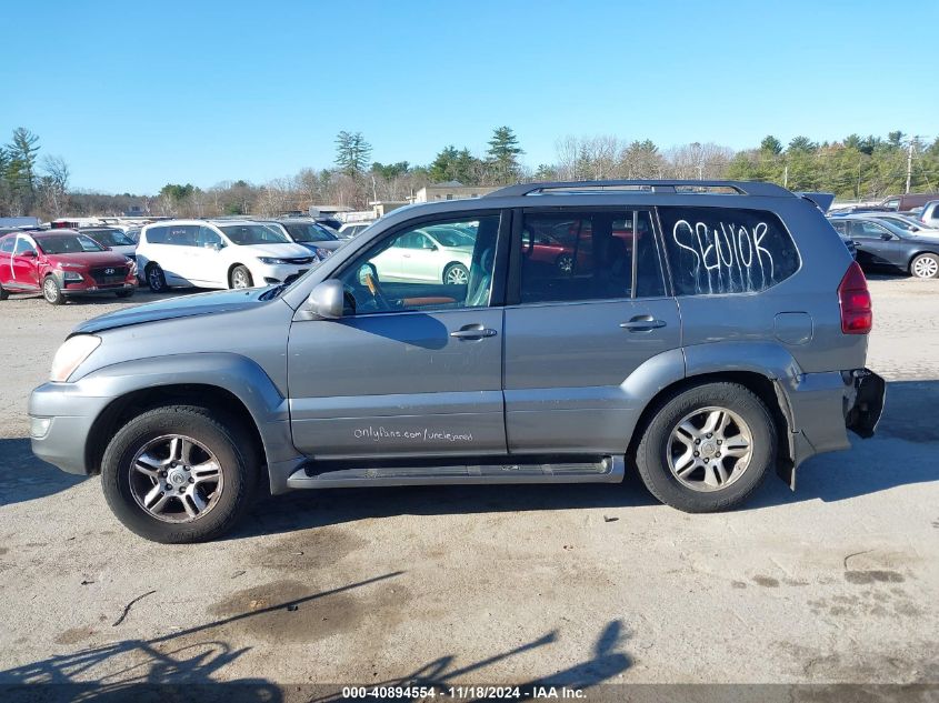 2004 Lexus Gx 470 470 VIN: JTJBT20X340031688 Lot: 40894554