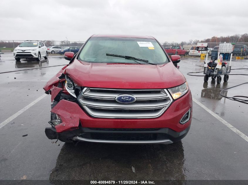 2015 Ford Edge Sel VIN: 2FMTK4J89FBB55152 Lot: 40894579