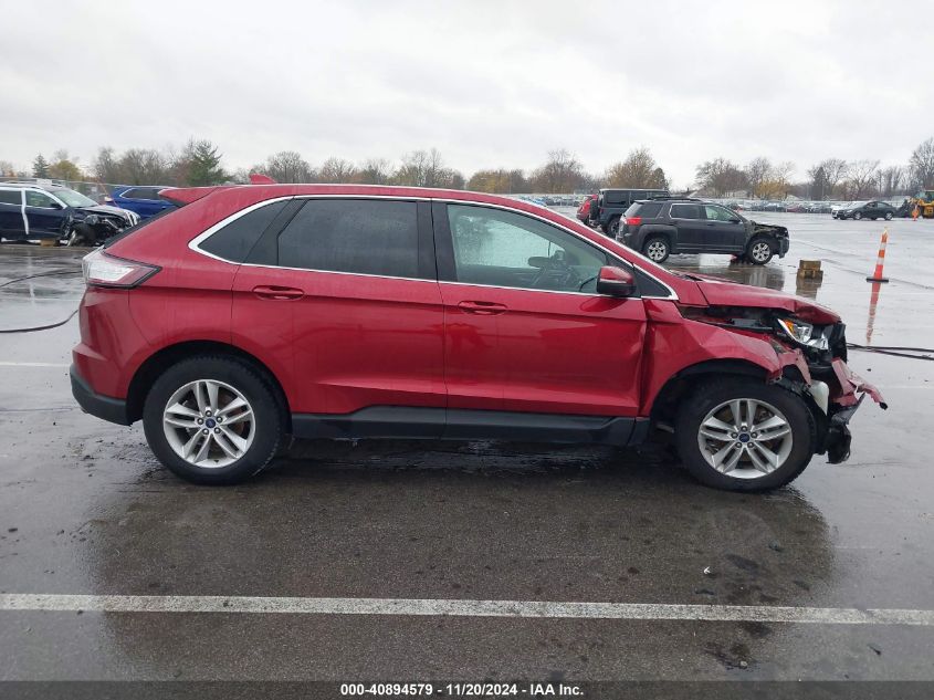 2015 Ford Edge Sel VIN: 2FMTK4J89FBB55152 Lot: 40894579