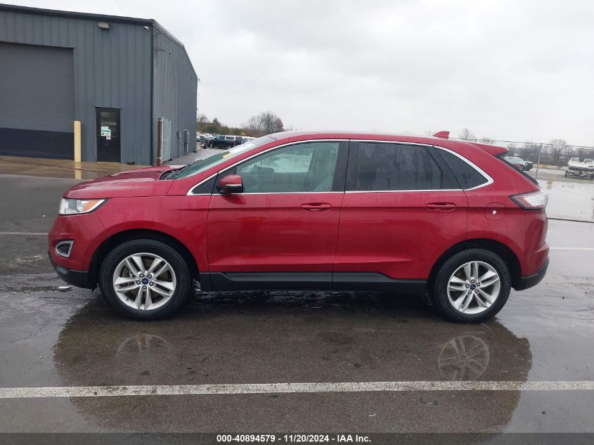 2015 Ford Edge Sel VIN: 2FMTK4J89FBB55152 Lot: 40894579