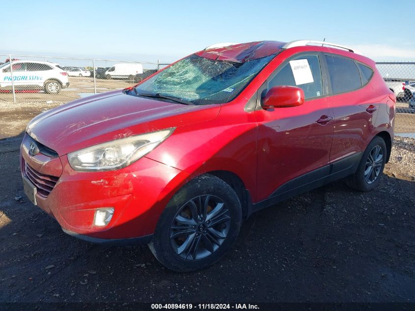 VIN KM8JUCAG8FU108448 2015 Hyundai Tucson, SE no.2