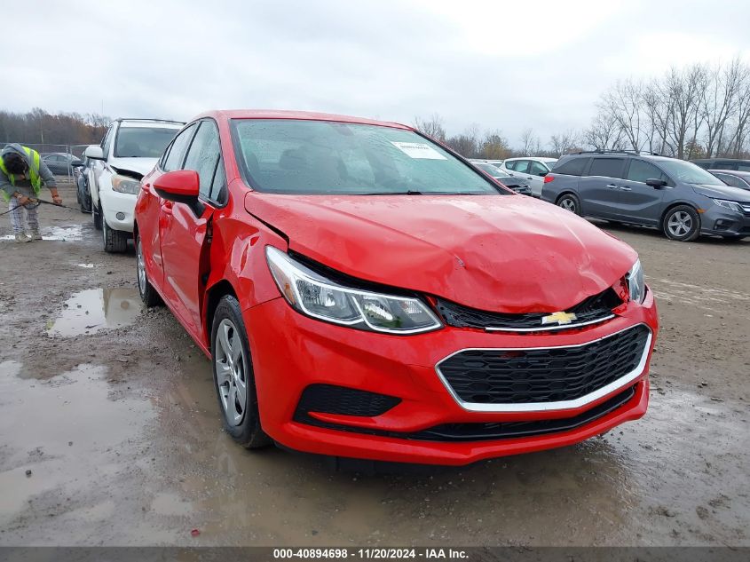 2018 Chevrolet Cruze Ls Auto VIN: 1G1BC5SMXJ7205016 Lot: 40894698