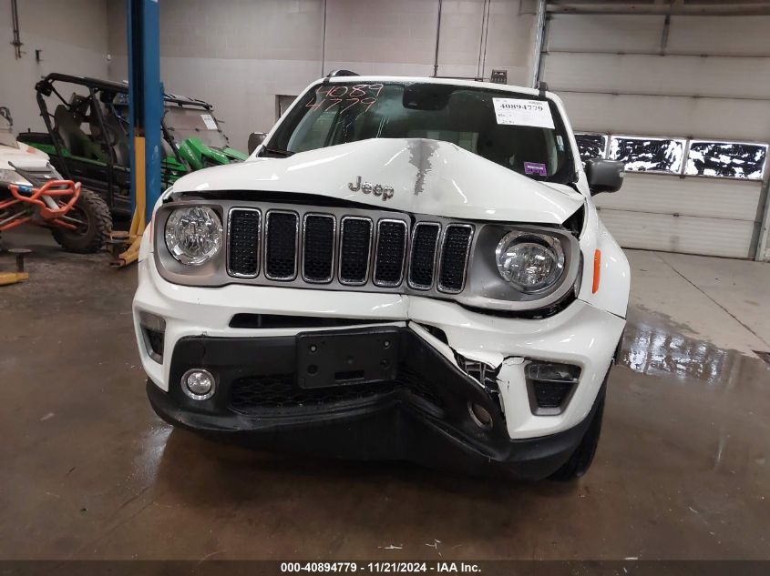 2021 Jeep Renegade Limited 4X4 VIN: ZACNJDD18MPM28280 Lot: 40894779