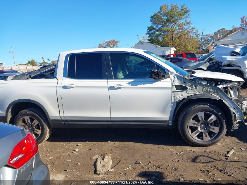 2017 Honda Ridgeline Rtl-T VIN: 5FPYK3F61HB018361 Lot: 40894799