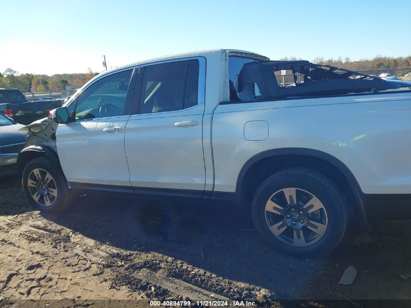 2017 Honda Ridgeline Rtl-T VIN: 5FPYK3F61HB018361 Lot: 40894799