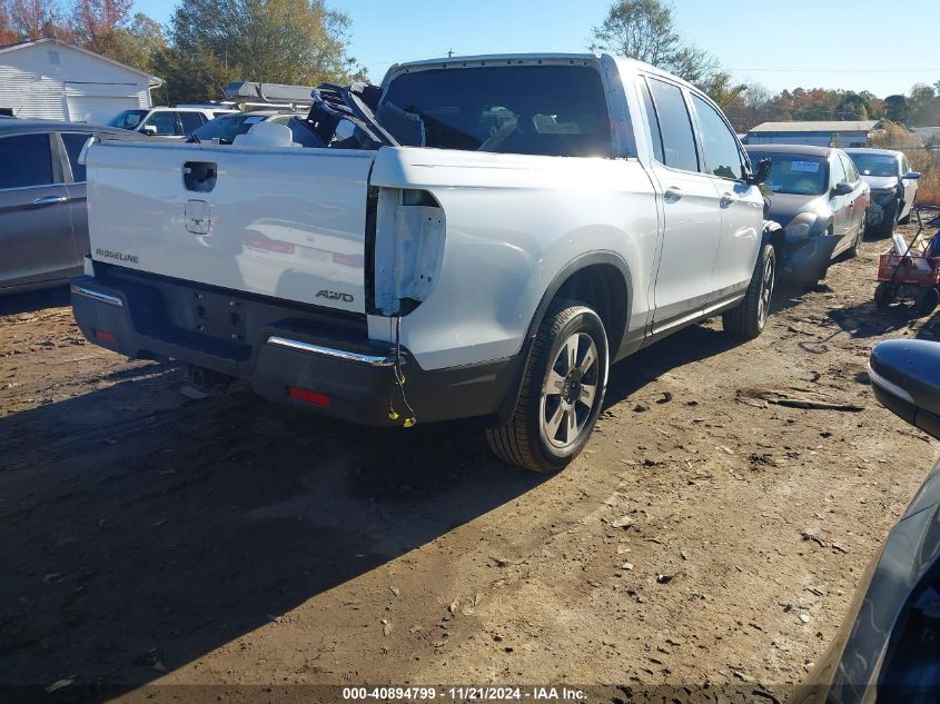 2017 Honda Ridgeline Rtl-T VIN: 5FPYK3F61HB018361 Lot: 40894799