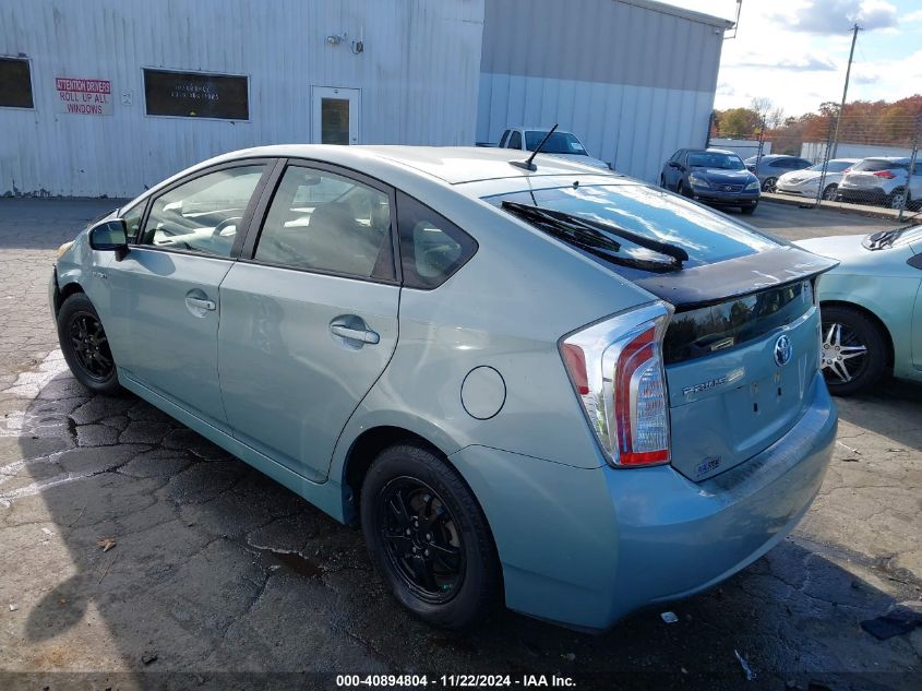 2014 Toyota Prius Four VIN: JTDKN3DU7E1817511 Lot: 40894804