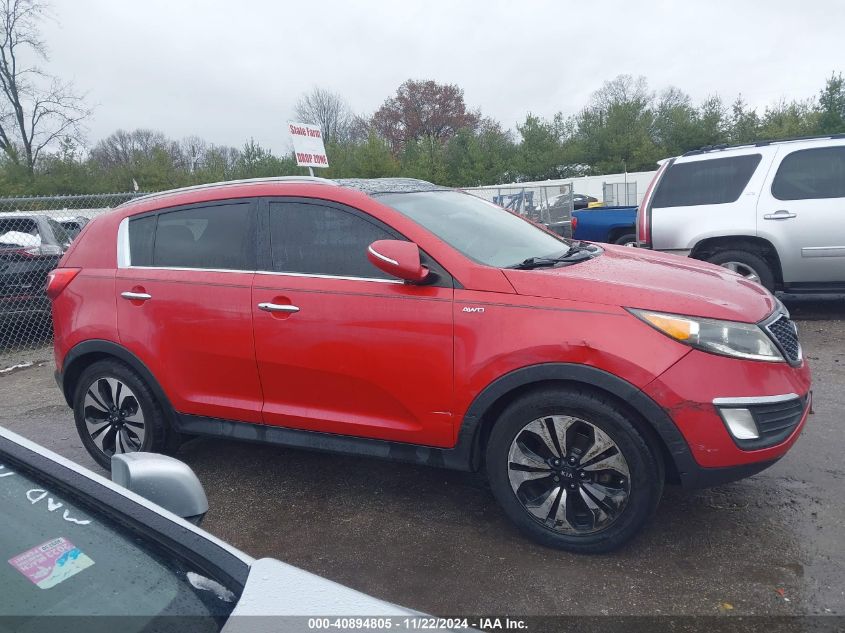 2013 Kia Sportage Sx VIN: KNDPCCA61D7415626 Lot: 40894805