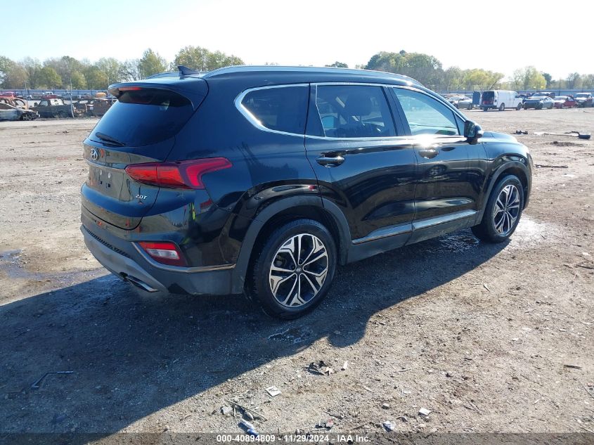 VIN 5NMS53AA6KH126658 2019 HYUNDAI SANTA FE no.4