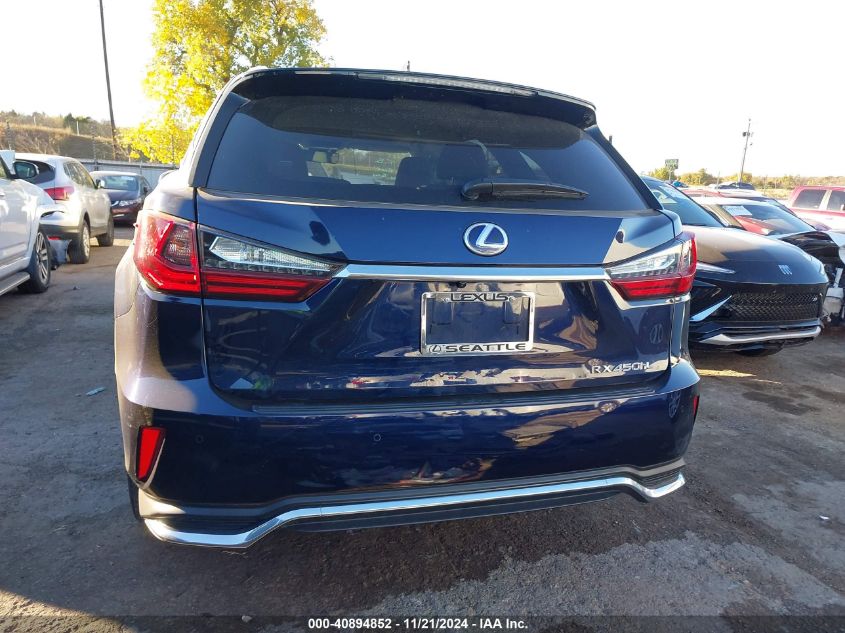 2021 Lexus Rx 450Hl VIN: JTJHGKFA8M2016402 Lot: 40894852